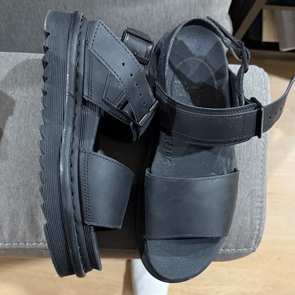 Dr. Martens Black Sandals